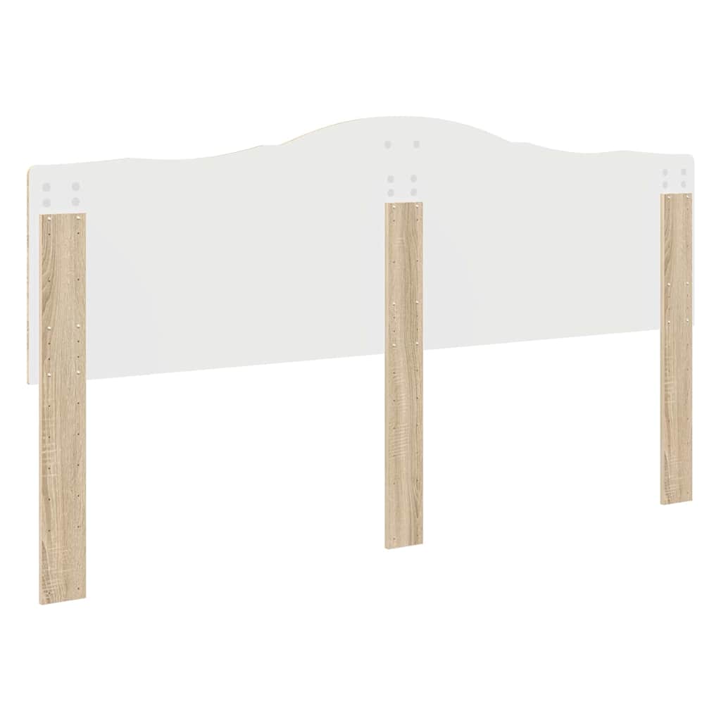 Testiera con testiera Rovere Sonoma 180 cm Legno multistrato