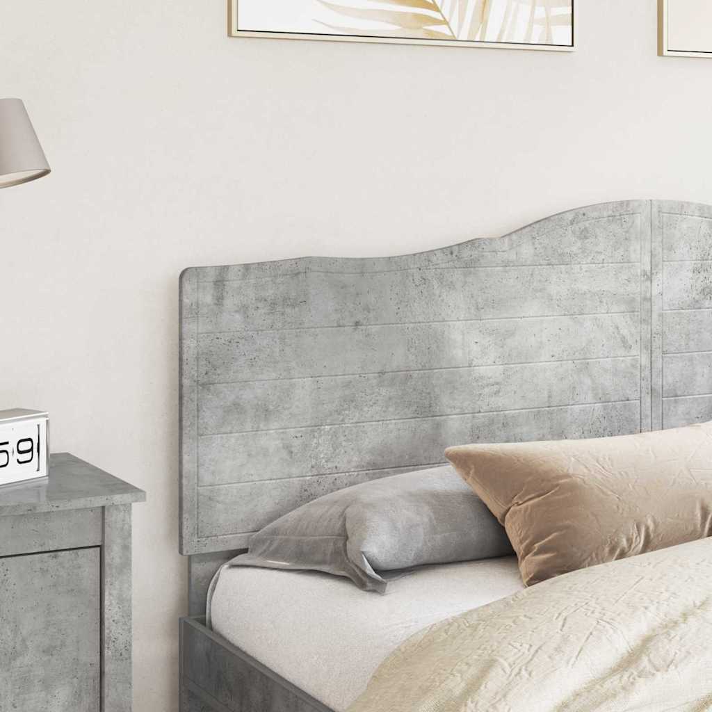 Testiera con testiera Grigio cemento 180 cm Legno multistrato