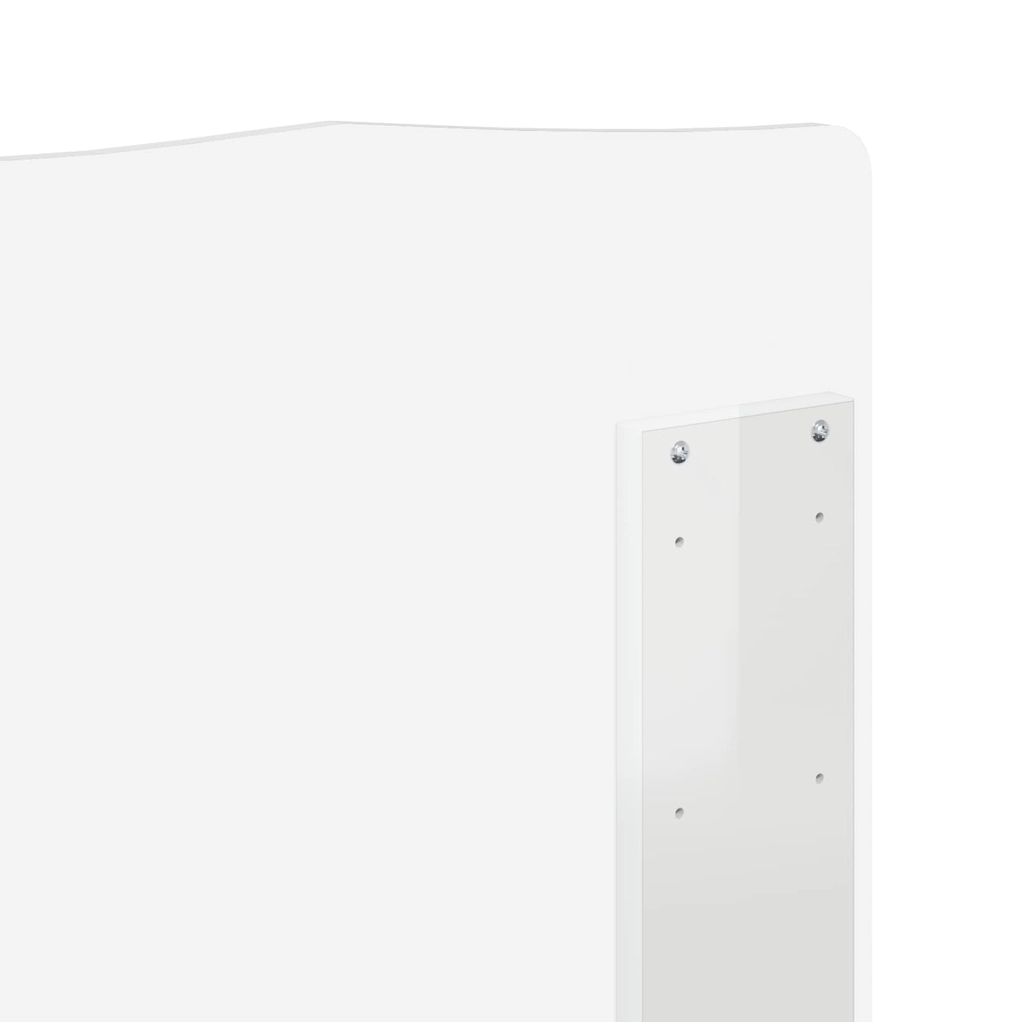 Testiera Bianco Lucido Legno ingegnerizzato