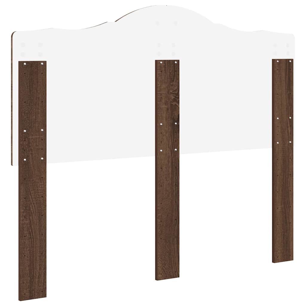 Testiera con testiera Rovere Marrone 120 cm Legno multistrato