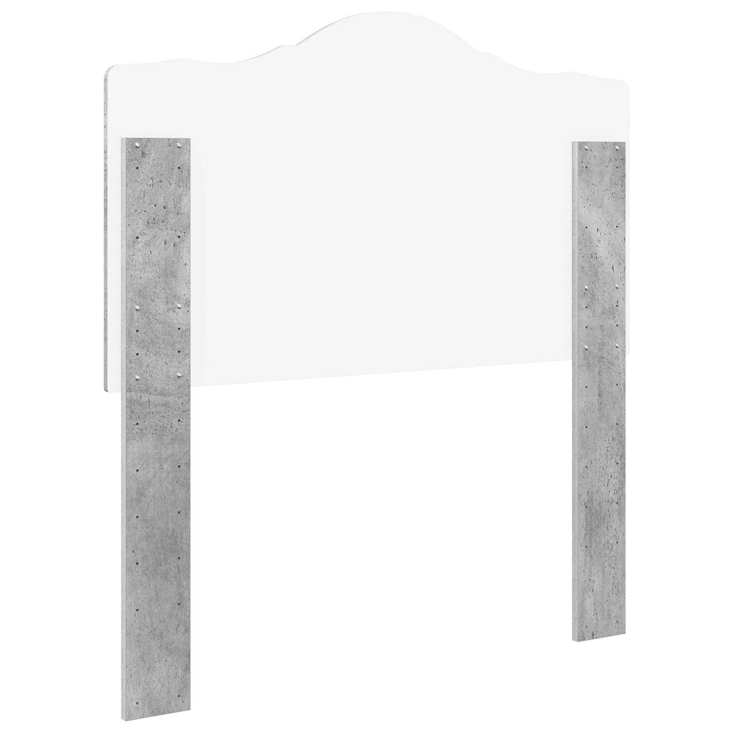 Testiera Grigio cemento Legno ingegnerizzato