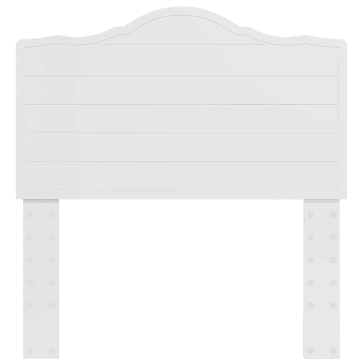 Testiera Bianco Lucido Legno multistrato | homemem39