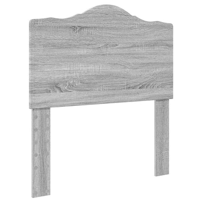 Testiera con testiera Grigio Sonoma 100 cm Legno multistrato