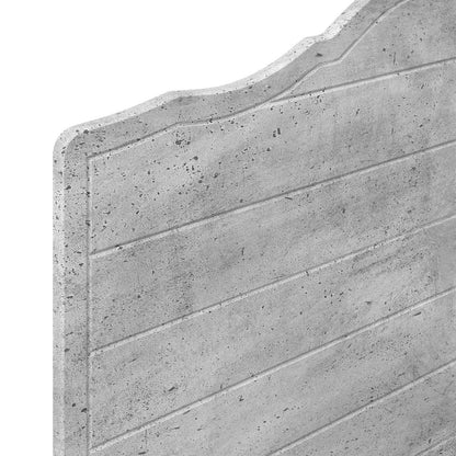 Testiera Grigio cemento Legno ingegnerizzato