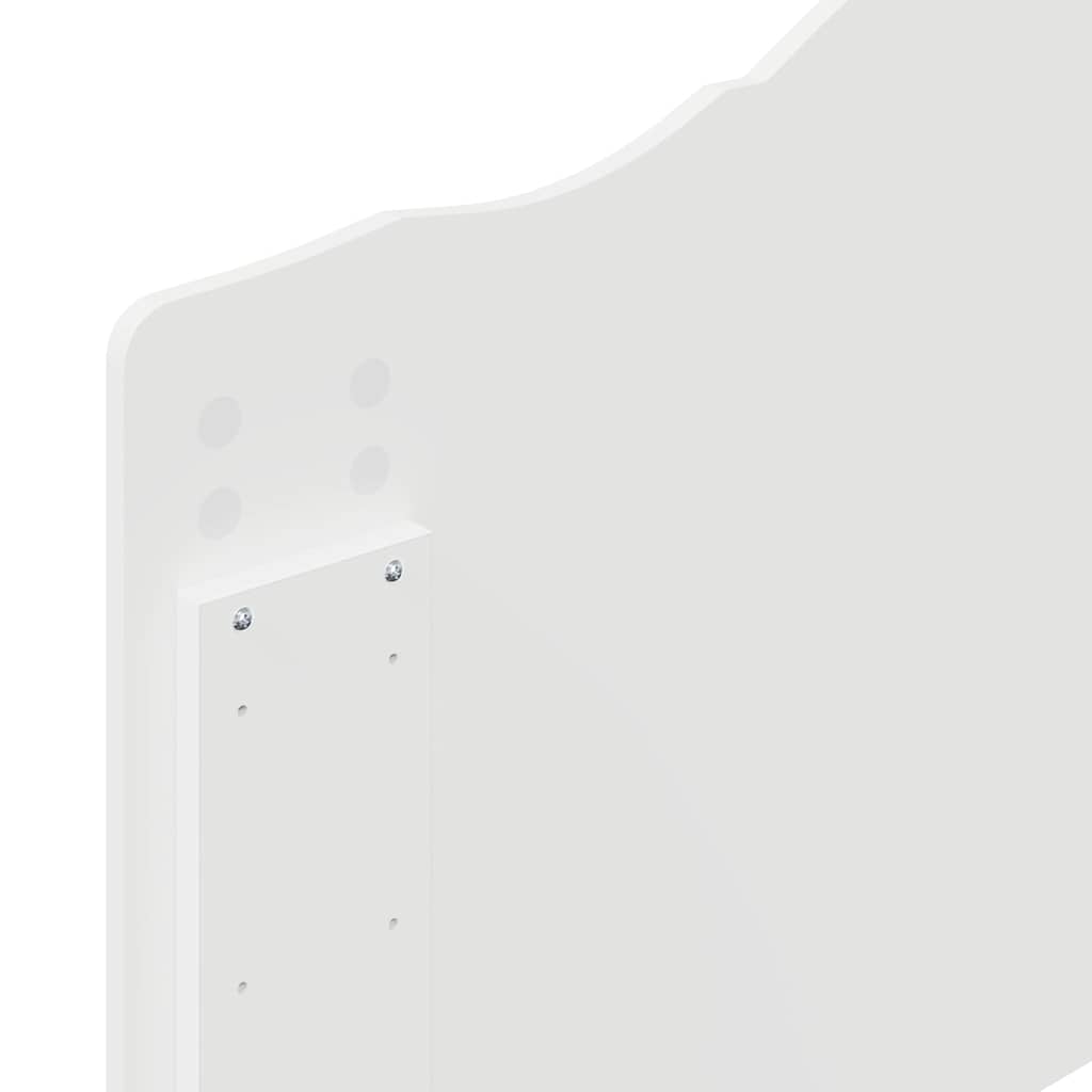 Testiera con testiera Bianco 75 cm Legno multistrato