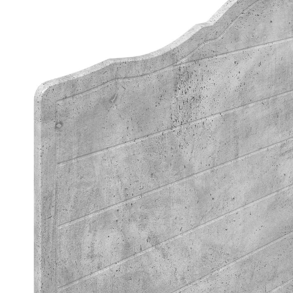 Testiera con testiera Grigio cemento 75 cm Legno multistrato