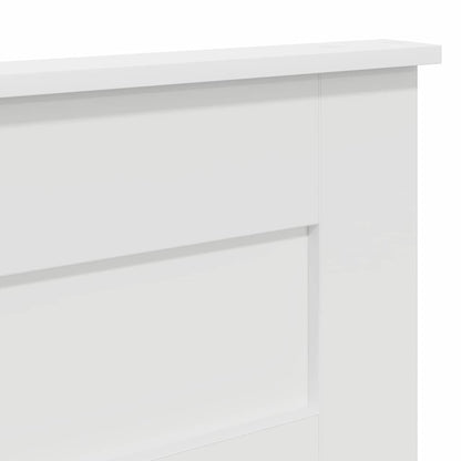 Testiera con testiera Bianco 180 cm Legno multistrato