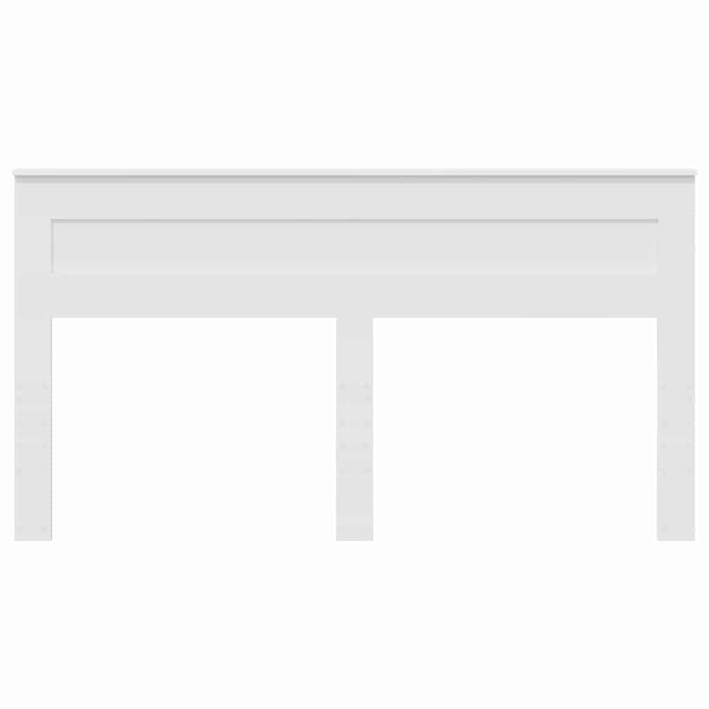 Testiera con testiera Bianco 180 cm Legno multistrato