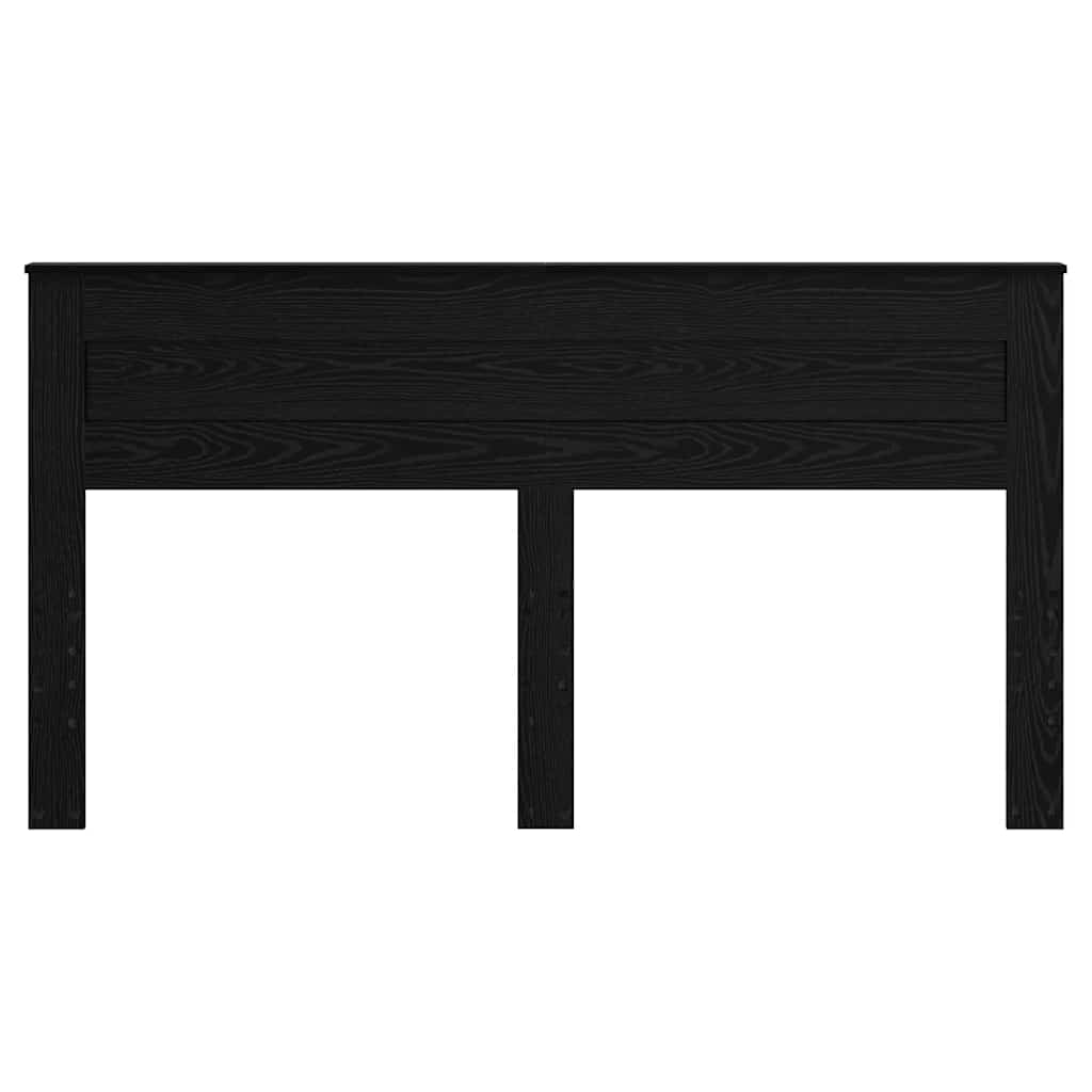 Testiera con testiera Rovere Nero 180 cm Legno multistrato