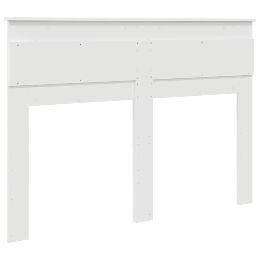 Testiera con testiera Bianco 160 cm Legno multistrato