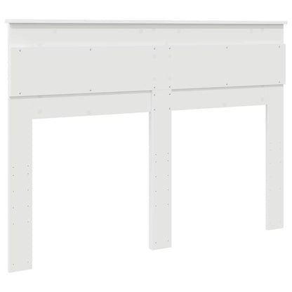 Testiera con testiera Bianco 160 cm Legno multistrato