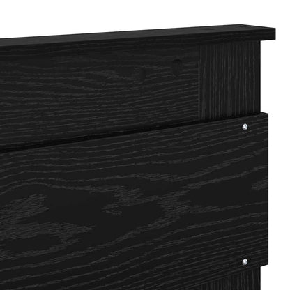 Testiera con testiera Rovere Nero 160 cm Legno multistrato