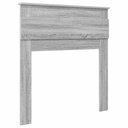 Testiera con testiera Grigio Sonoma 90 cm Legno multistrato