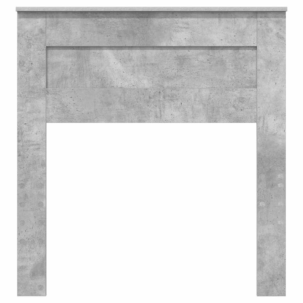 Testiera con testiera Grigio cemento 75 cm Legno multistrato