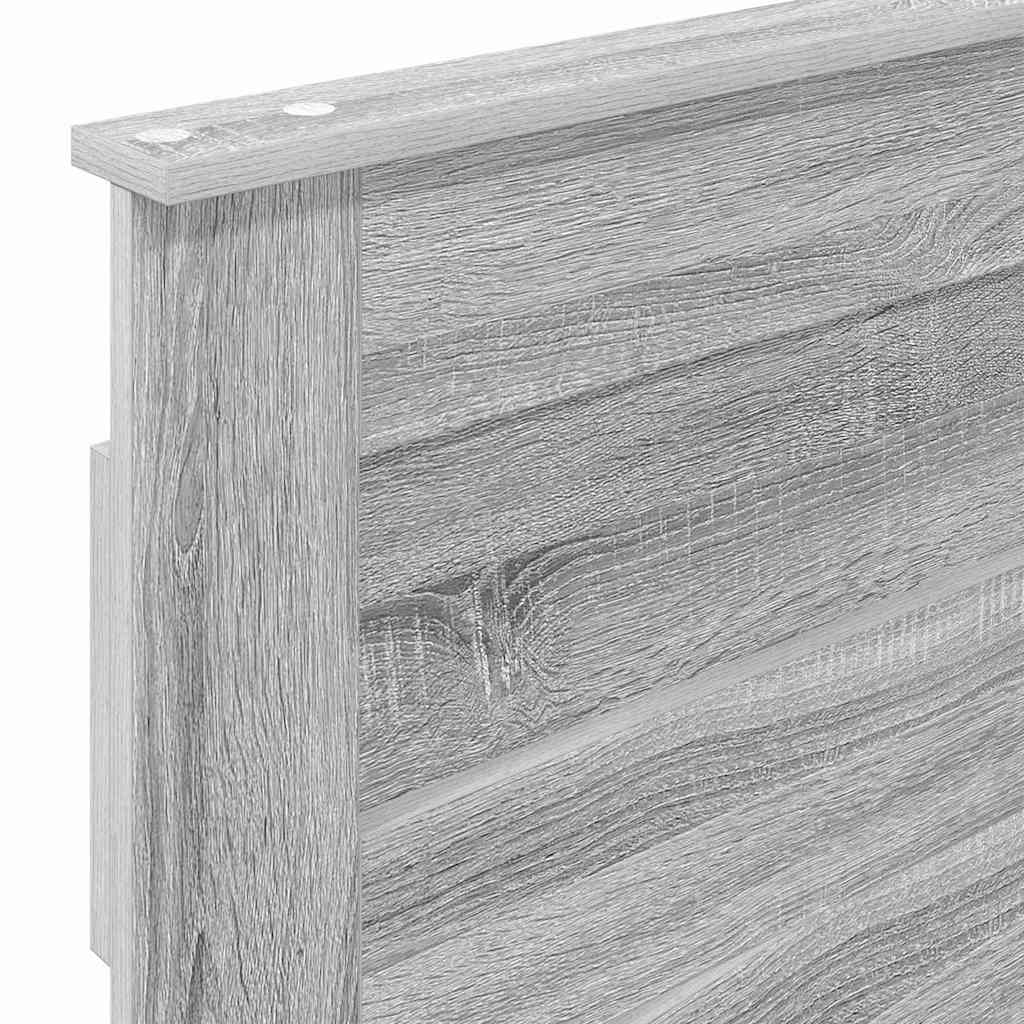 Testiera con testiera Grigio Sonoma 75 cm Legno multistrato