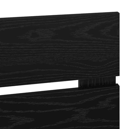 Testiera con testiera Rovere Nero 200 cm Legno multistrato