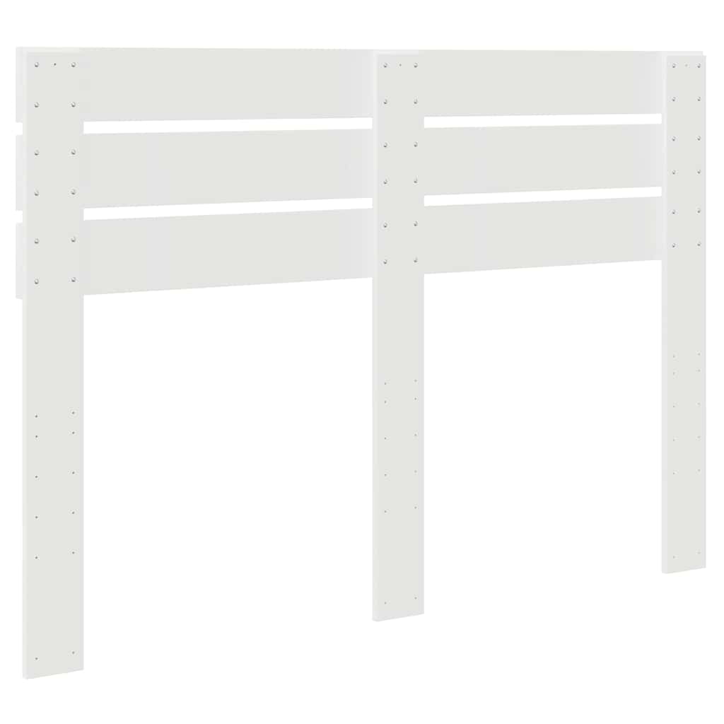 Testiera con testiera Bianco 160 cm Legno multistrato