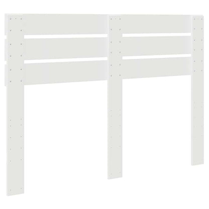 Testiera con testiera Bianco 140 cm Legno multistrato