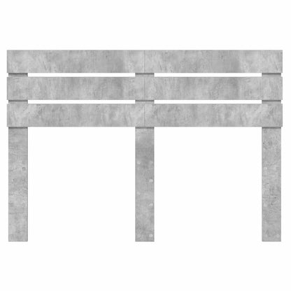 Testiera con testiera Grigio cemento 140 cm Legno multistrato