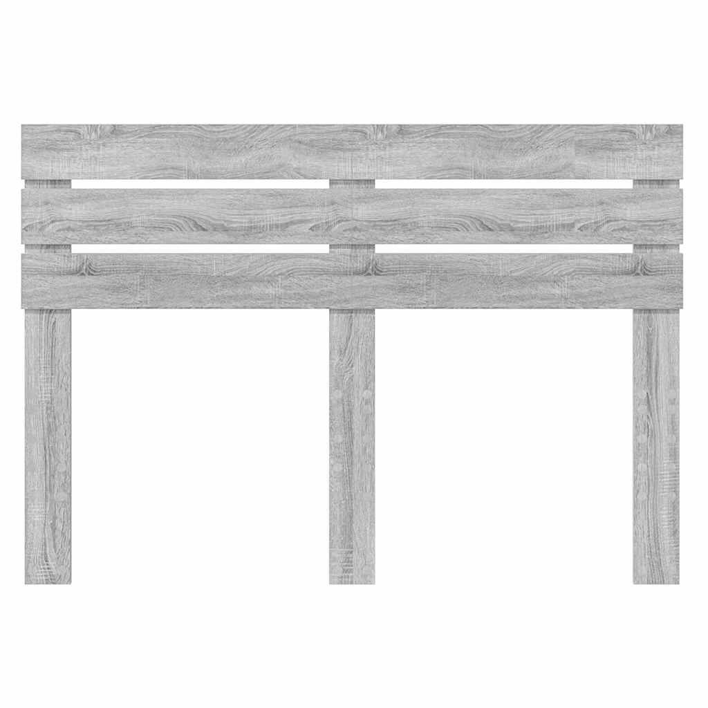 Testiera con testiera Grigio Sonoma 140 cm Legno multistrato