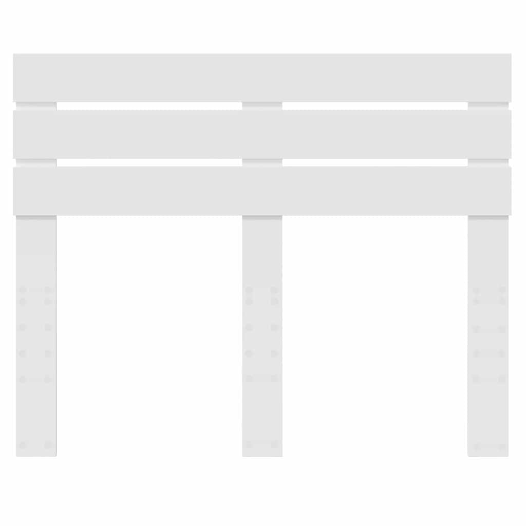 Testiera con testiera Bianco 135 cm Legno multistrato