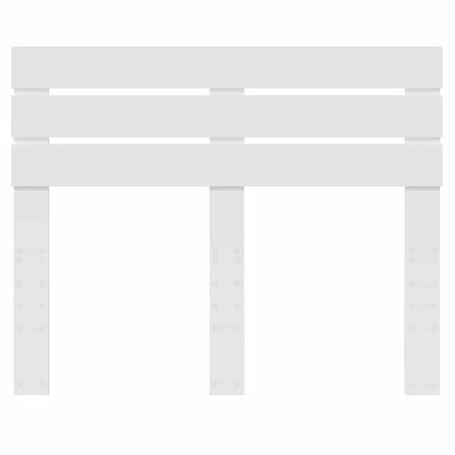 Testiera con testiera Bianco 135 cm Legno multistrato