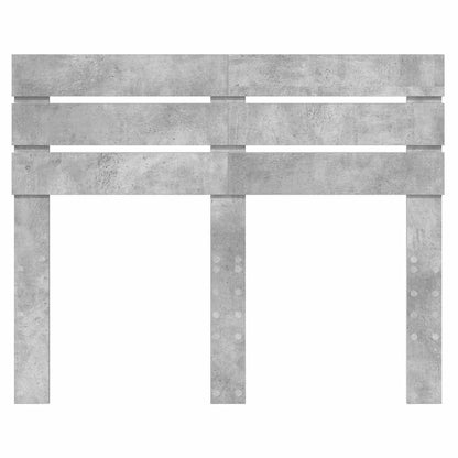 Testiera con testiera Grigio cemento 135 cm Legno multistrato