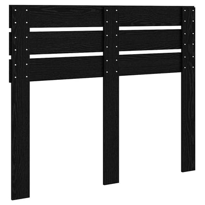 Testiera con testiera Rovere Nero 120 cm Legno multistrato