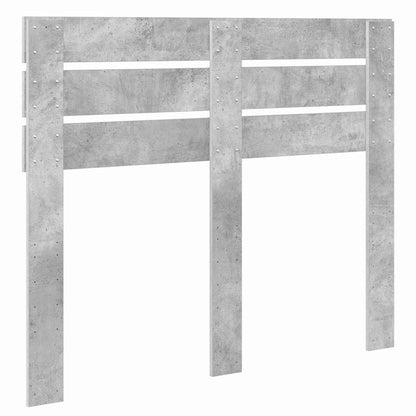 Testiera con testiera Grigio cemento 120 cm Legno multistrato