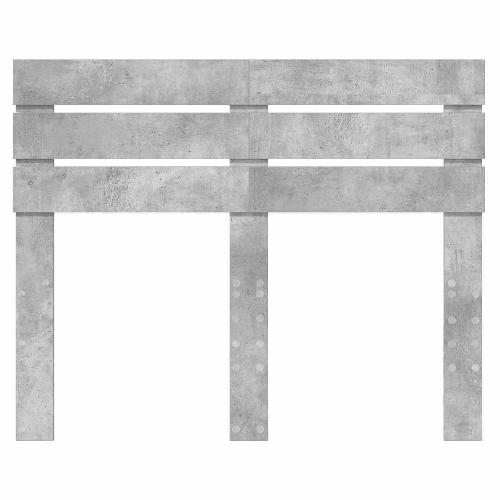 Testiera con testiera Grigio cemento 120 cm Legno multistrato