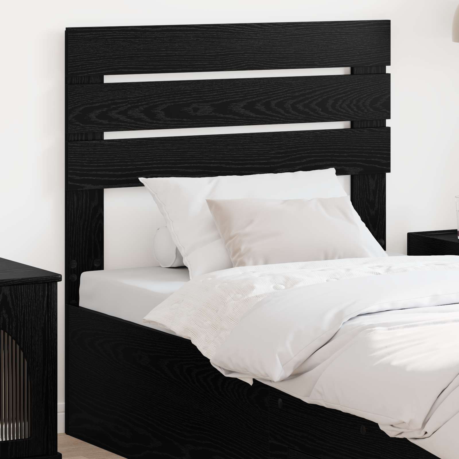 Testiera Rovere Nero Legno multistrato | homemem39