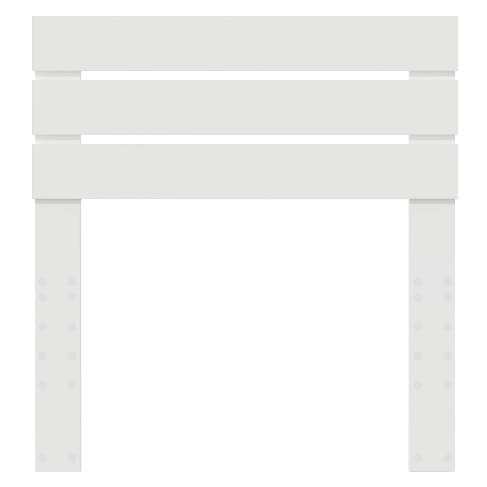 Testiera Bianco Legno multistrato | homemem39