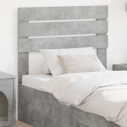 Testiera Grigio cemento Legno ingegnerizzato