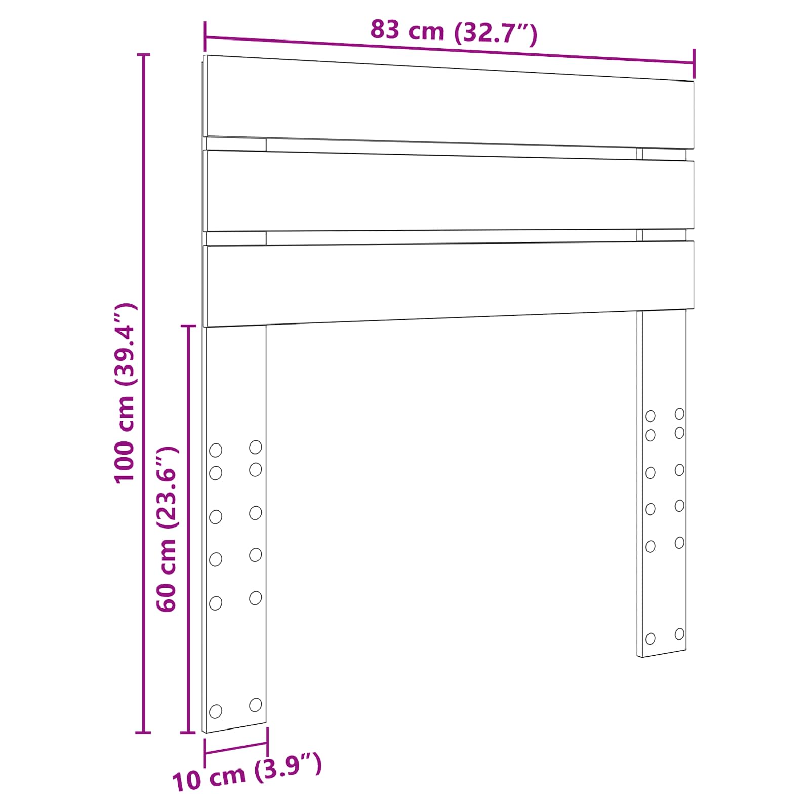 Testiera Legno vecchio Legno multistrato | homemem39