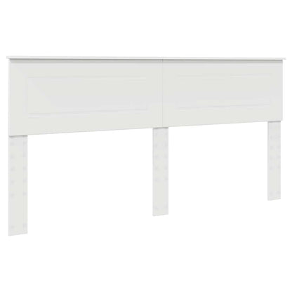 Testiera con testiera Bianco 200 cm Legno multistrato