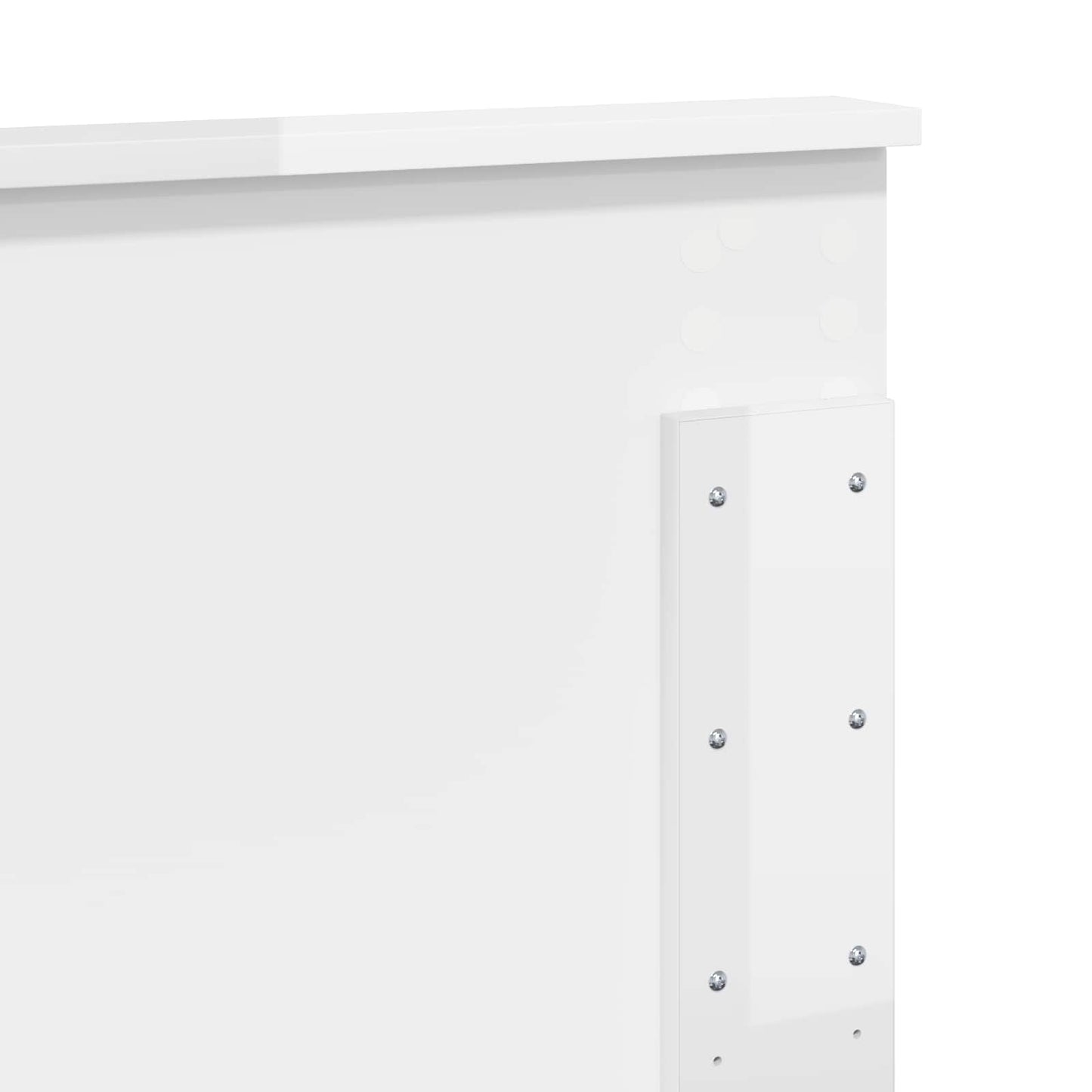 Testiera Bianco Lucido Legno ingegnerizzato