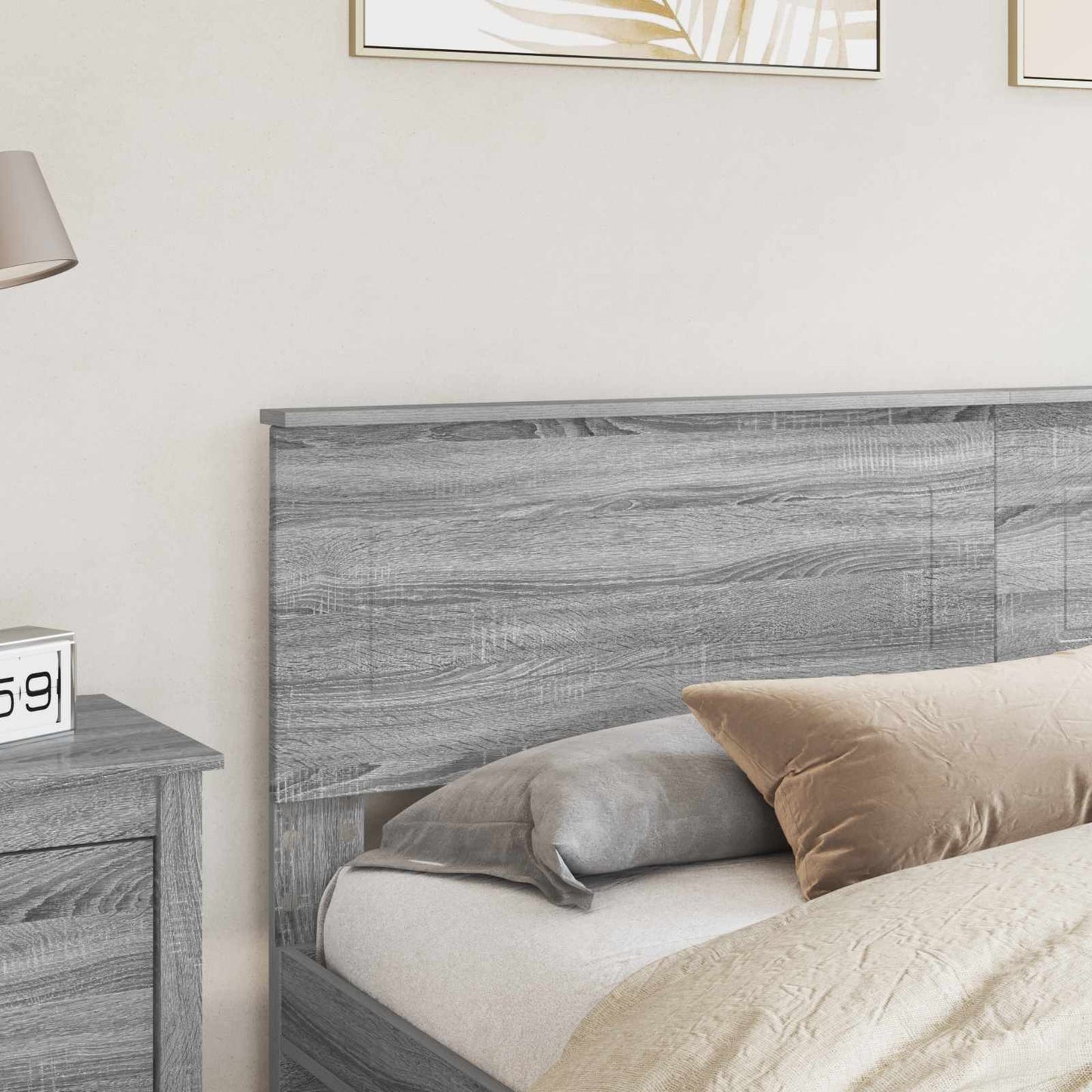 Testiera Grigio Sonoma Legno multistrato