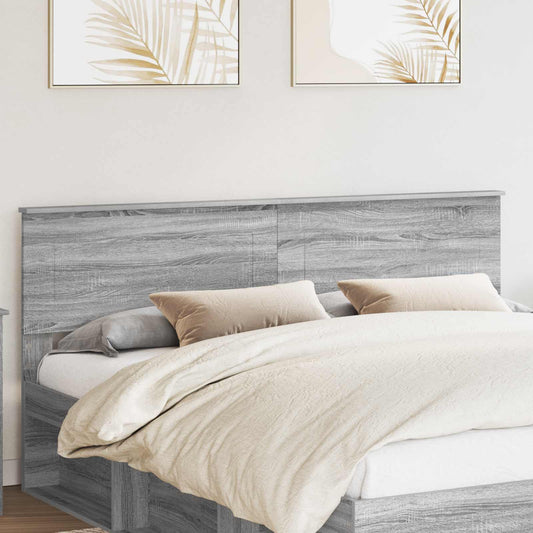 Testiera Grigio Sonoma Legno multistrato