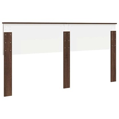 Testiera con testiera Rovere Marrone 180 cm Legno multistrato