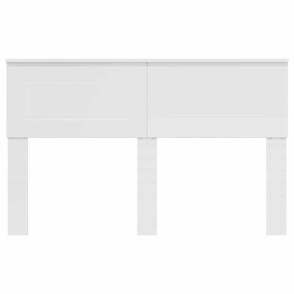 Testiera con testiera Bianco Lucido 160 cm Legno multistrato