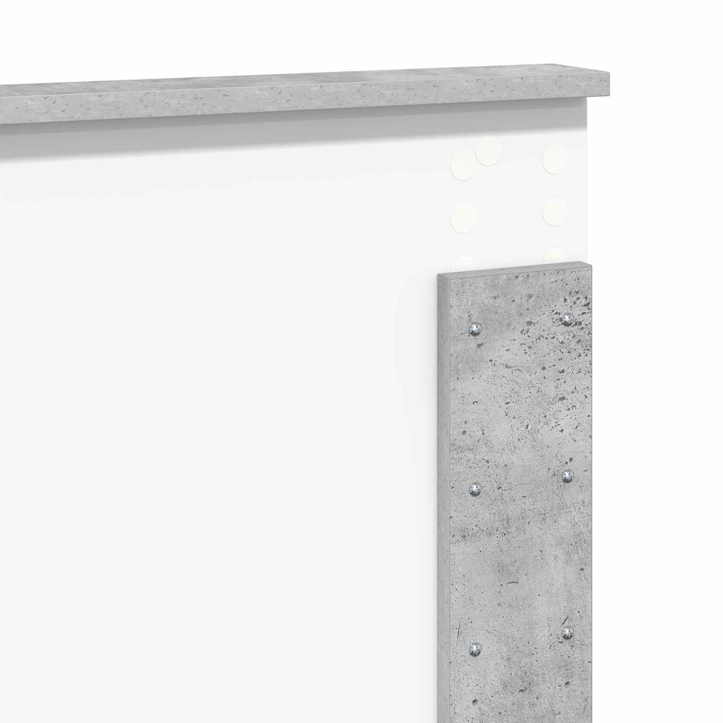 Testiera Grigio cemento Legno ingegnerizzato