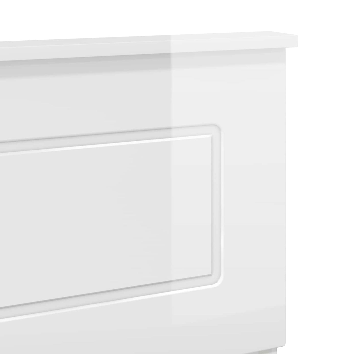 Testiera Bianco Lucido Legno ingegnerizzato