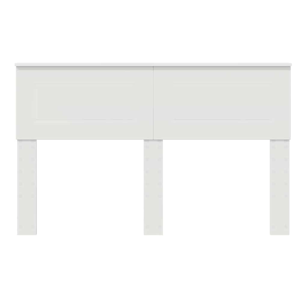 Testiera con testiera Bianco 140 cm Legno multistrato