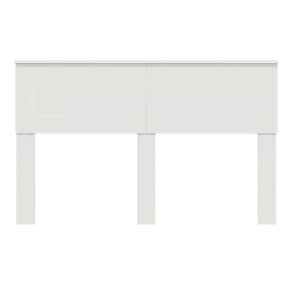 Testiera con testiera Bianco 140 cm Legno multistrato