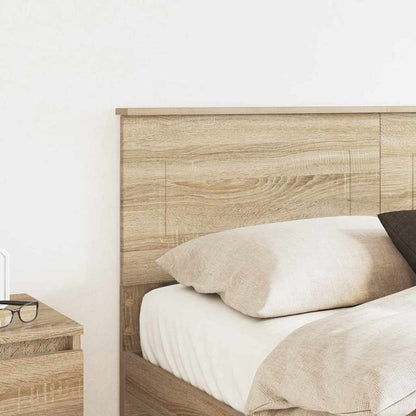 Testiera con testiera Rovere Sonoma 135 cm Legno multistrato