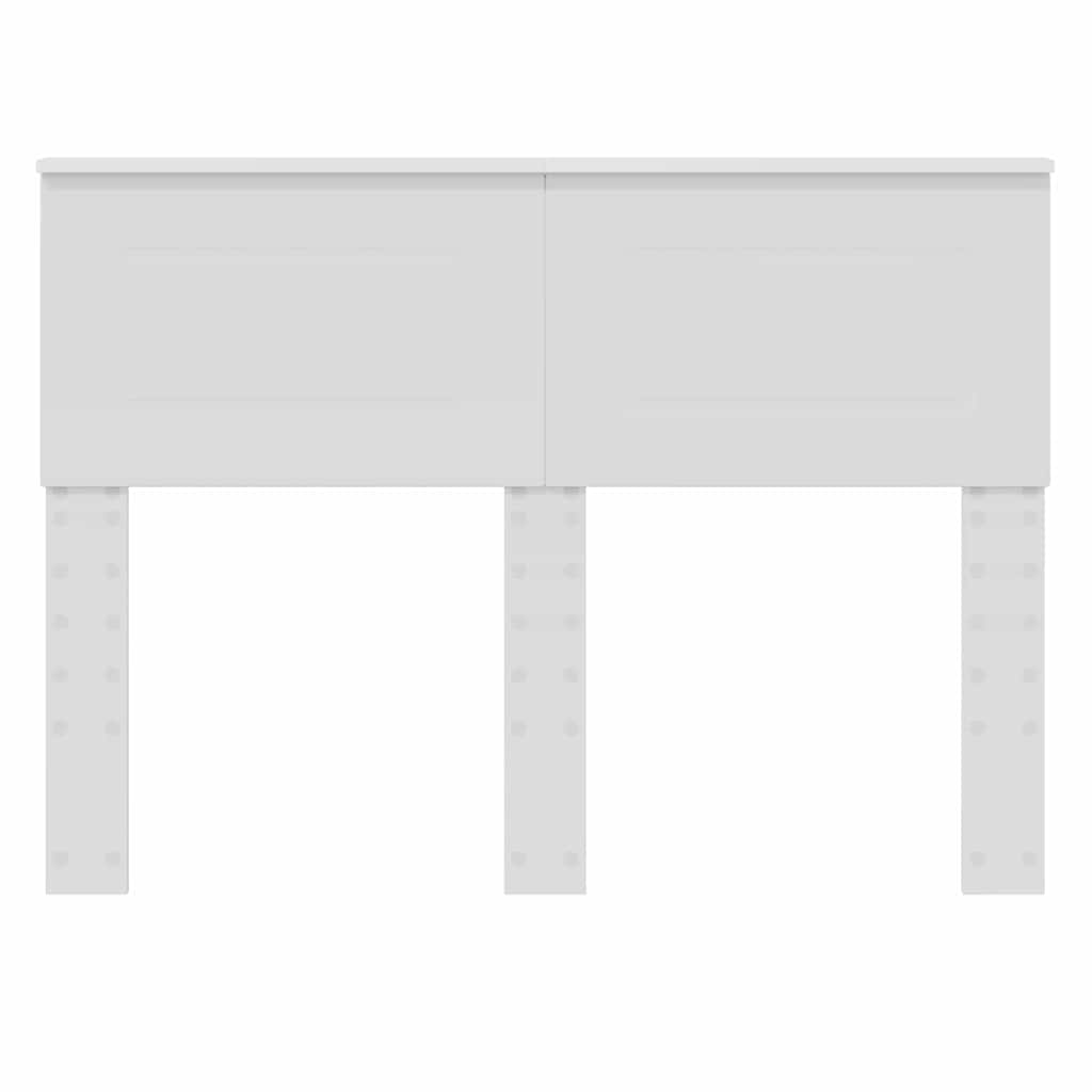 Testiera con testiera Bianco 120 cm Legno multistrato