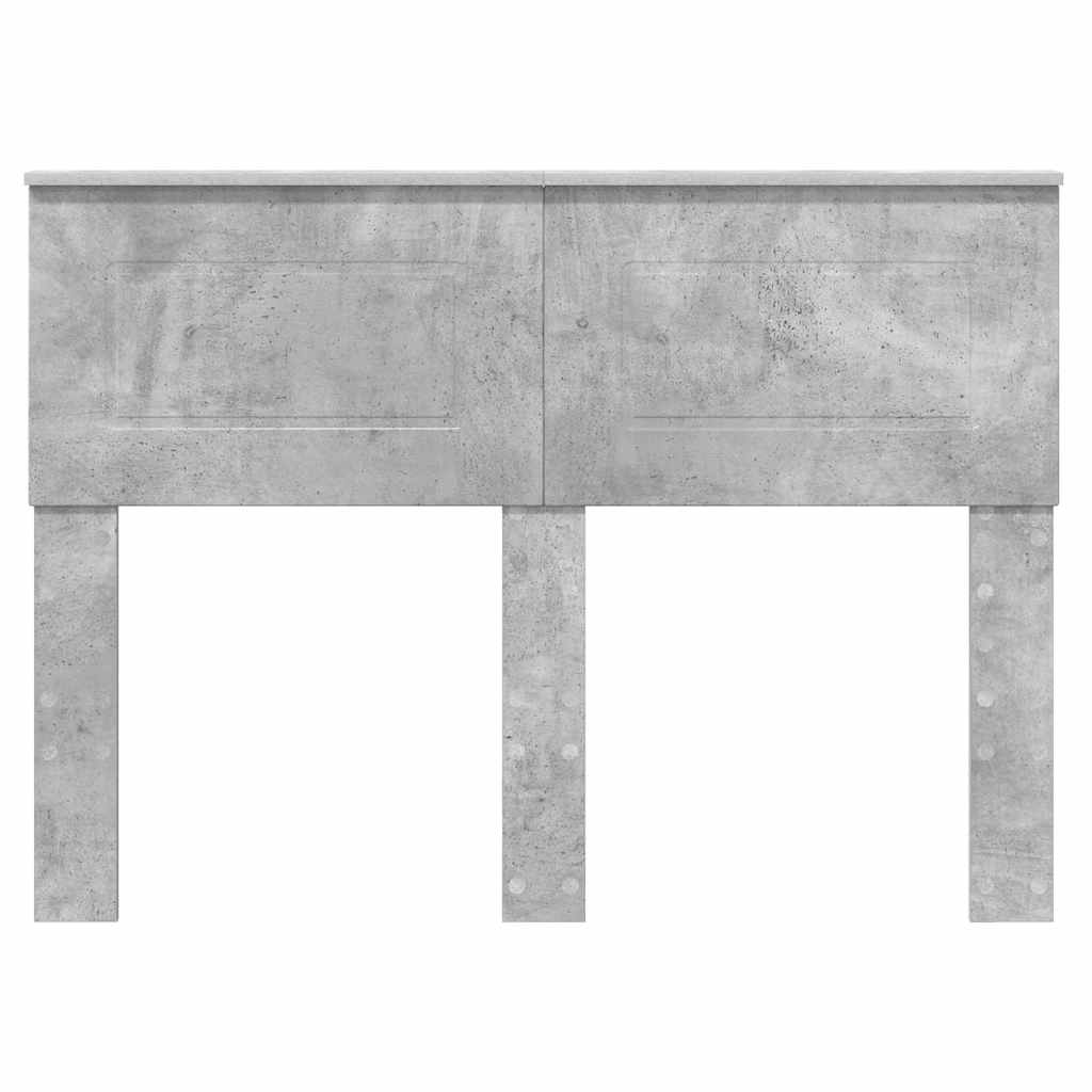 Testiera con testiera Grigio cemento 120 cm Legno multistrato