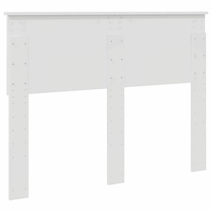 Testiera con testiera Bianco Lucido 120 cm Legno multistrato