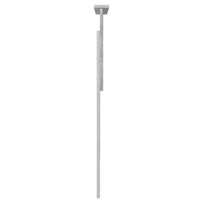 Testiera con testiera Grigio cemento 100 cm Legno multistrato