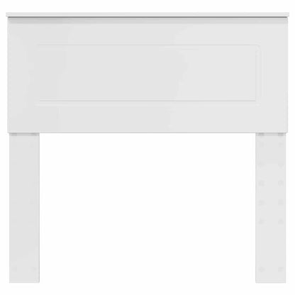 Testiera con testiera Bianco Lucido 80 cm Legno multistrato